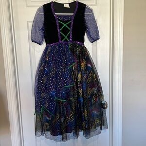 Target Halloween costume girls black& purple dress